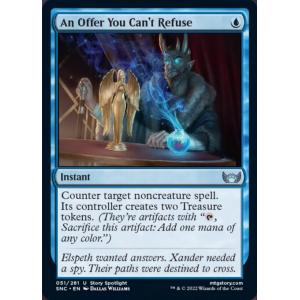 MTG ■青/英語版■《断れない提案/An Offer You Can't Refuse》 ニューカ...