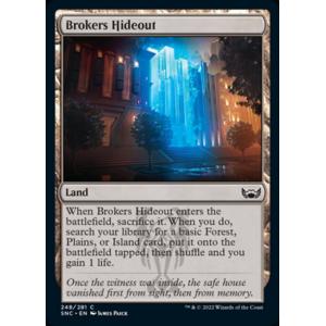 MTG ■土地/英語版■《斡旋屋一家の潜伏先/Brokers Hideout》 ニューカペナの街角 ...