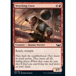 MTG ■赤/英語版■《解体作業員/Wrecking Crew》★FOIL★  ニューカペナの街角 ...