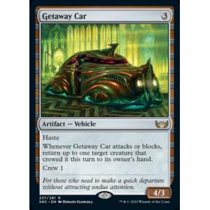 MTG ■無/英語版■《逃走用の車/Getaway Car》★FOIL★  ニューカペナの街角 SNC  　