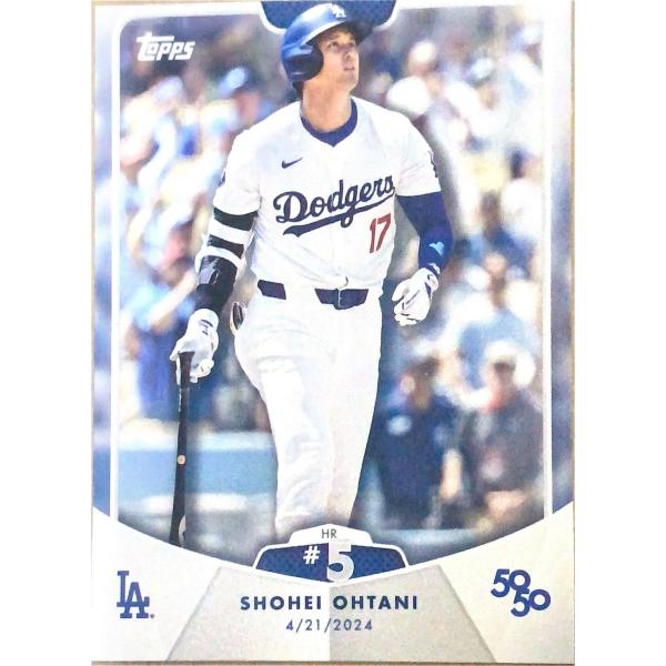 ■2024 Topps Shohei Ohtani 50/50■《#5HR Shohei Ohtan...