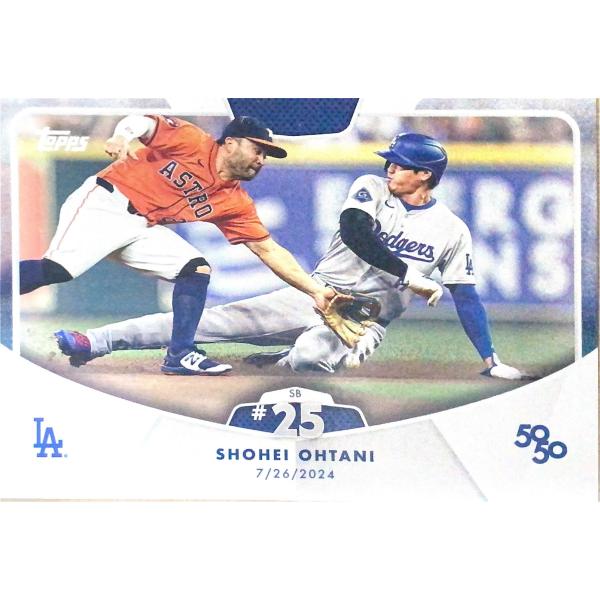 ■2024 Topps Shohei Ohtani 50/50■《#25SB Shohei Ohta...