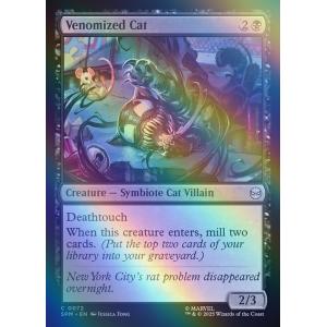 MTG ■黒/英語版■ (072)《ヴェノム化した猫/Venomized Cat》★FOIL★スパイダーマン SPM 黒C
