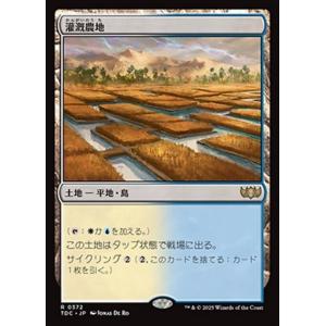 MTG ■土地/日本語版■(372)《灌漑農地/Irrigated Farmland》タルキール龍嵐...