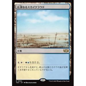 MTG ■土地/日本語版■(394)《広漠なるスカイクラウド/Skycloud Expanse》タル...