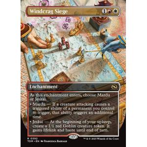 MTG ■金/英語版■(392)《強風岩峰の包囲/Windcrag Siege》▲ボーダーレス▲ タ...