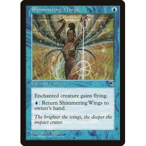 MTG ■青/英語版■ 《ゆらめく翼/Shimmering Wings》テンペスト TMP