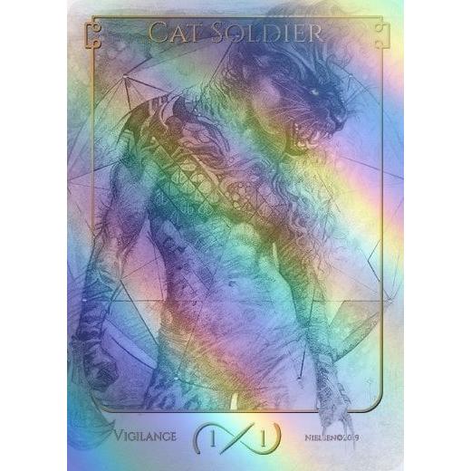 MTG ■トークン■ 《猫・戦士/CAT SOLDIER  2/2》★FOIL★ Tokens of...