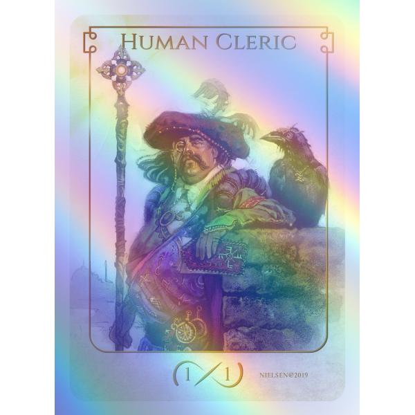 MTG ■トークン■ 《人間・クレリック/HUMAN CLERIC 1/1》★FOIL★ Token...