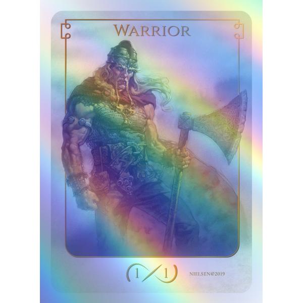 MTG ■トークン■ 《戦士/WARRIOR  1/1》★FOIL★ Tokens of Spiri...