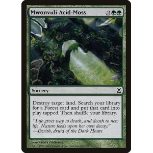 MTG ■緑/英語版■ 《ムウォンヴーリーの酸苔/Mwonvuli Acid-Moss》時のらせん ...