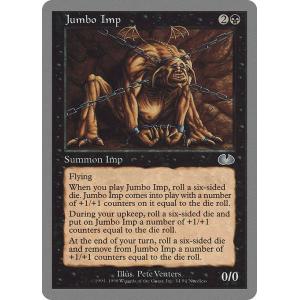 MTG ■黒/英語版■ 《Jumbo Imp》▲銀枠▲  Unglued  UGL