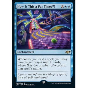 MTG ■青/英語版■ 《How Is This a Par Three?!》Unfinity UN...