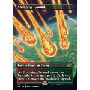 MTG ■土地/英語版■ 《踏み鳴らされる地/Stomping Ground》★ショーケースFOIL...