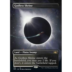 MTG ■土地/英語版■ 《神無き祭殿/Godless Shrine》★ショーケースFOIL★ Un...