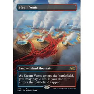 MTG ■土地/英語版■ 《蒸気孔/Steam Vents》★ショーケースFOIL★ Unfinit...