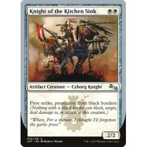 MTG ■白/英語版■ 《Knight of the Kitchen Sink》▲銀枠▲  Unstable  UST｜shop998