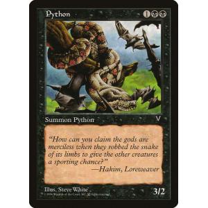 MTG ■黒/英語版■ 《ニシキヘビ/Python》ヴィジョンズ VIS