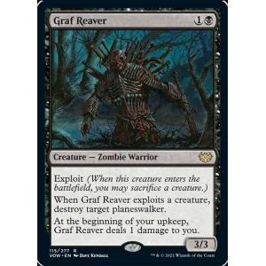 MTG ■黒/英語版■ 《墓の肉裂き/Graf Reaver》イニストラード:真紅の契り VOW