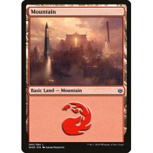 MTG ■土地/英語版■ 《山/Mountain》灯争大戦 WAR