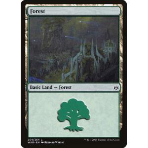 MTG ■土地/英語版■ 《森/Forest》灯争大戦 WAR