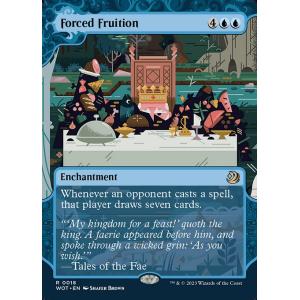 MTG ■青/英語版■ 《無理強いた成果/Forced Fruition》エルドレインの森 おとぎ話...