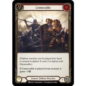 FaB ■英語版■《 Unmovable 》Unlimited [U-WTR212-] (red)