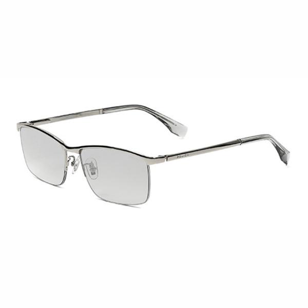 POLICE【正規品】即納 ポリス スクエア リムロン シャイニーチタニウムグレーグラデーションミラ...