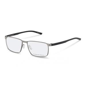 ポルシェデザイン【正規品】PORSCHE DESIGN  スクウェア マットグレー P8375-C-58 メンズ メガネフレーム｜shopb1