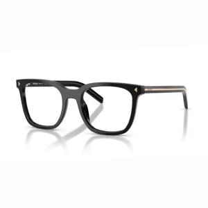 PRADA プラダ メガネ フレーム PR07TVF 1AB101 伊達レンズ付 PRADA プラダ メガネ VPR 07ZVF 1AB101 ブラック 55サイズ (在庫なし