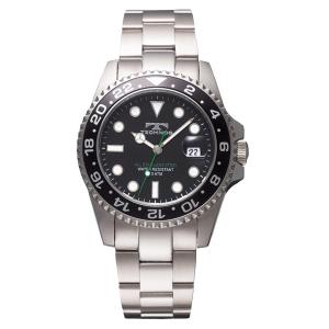 生産限定モデル50本】TECHNOS テクノス GMT メンズ 腕時計 T2444NB