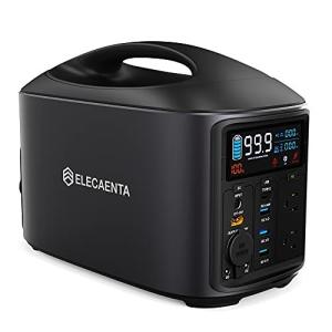 出力600W ピーク1200W ELECAENTA 大容量740Wh 2-3時間フル充電