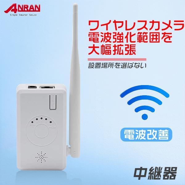 ANRAN WiFi中継器 IPCルーター ワイヤレス 信号改善 ワイヤレスカメラ 電波強化 電波改...