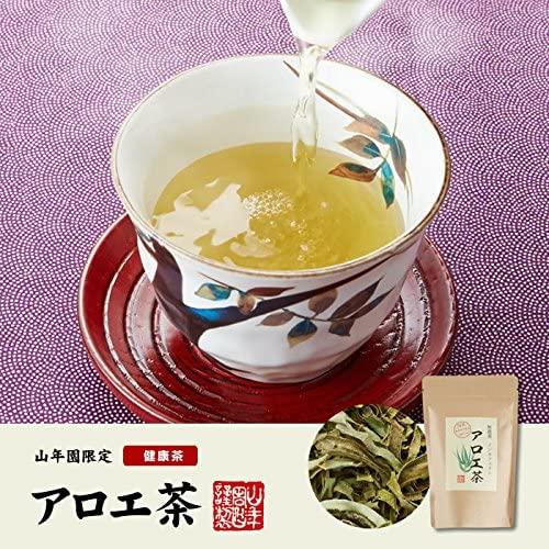 山年園 アロエ茶 40g 高知県四万十川産 ノンカフェイン 【国産 無農薬 100%】 【3袋セット...