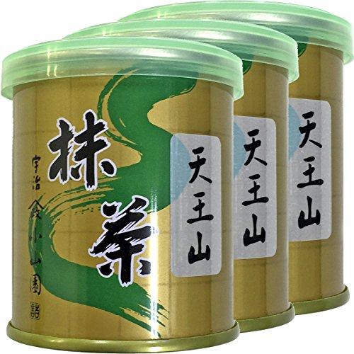 山政小山園 高級宇治抹茶 粉末 天王山 30g 巣鴨のお茶屋さん 山年園 【 3缶セット 】