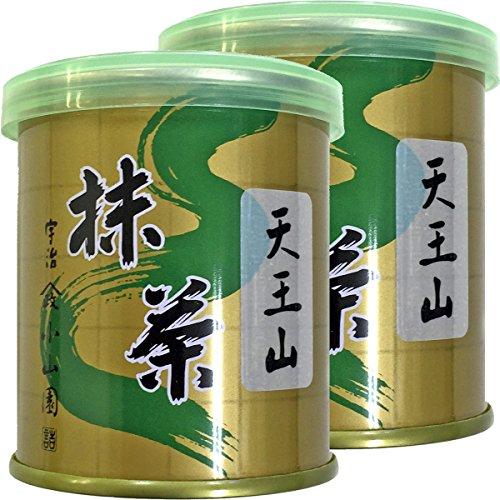 山政小山園 高級宇治抹茶 粉末 天王山 30g 巣鴨のお茶屋さん 山年園 【 2缶セット 】