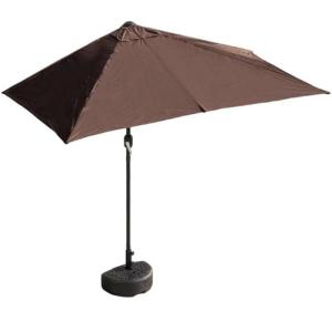 ガーデンパラソル パラソル 半円パラソル (約)250cm 折り畳み式 ガーデンパラソル 大型 撥水加工 UVカット 日焼け止め 庭 バルコニー キャノピーテント用 サンシ