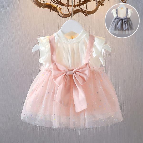 ワンピース キッズ ベビー 子供ドレス 蝶結び ベビー服 女の子 ワンピース 結婚式 ピアノ 発表会...