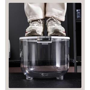 密閉米びつ ふた付き 収納ジャー 5KG/10...の詳細画像5