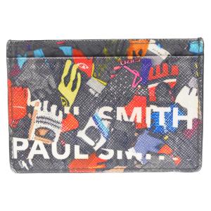 Paul Smith ポールスミス サイクルグローブ 総柄 カードケース ブラック/マルチ｜shopbring