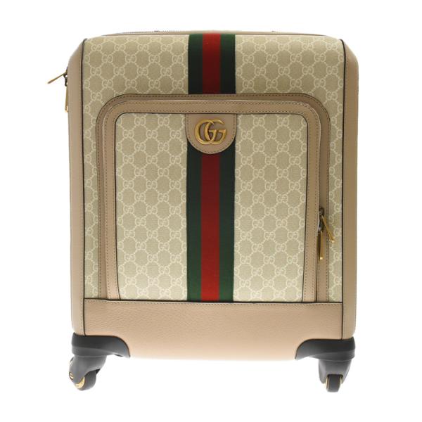 GUCCI SAVOY 693646 サヴォイ GGスプリームキャンバス キャリーオンスーツケース ...