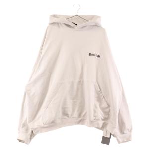 BALENCIAGA バレンシアガ 23AW BB FRONT LOGO PULLOVER HOODIE BBフロントロゴプルオーバーフーディ パーカー ホワイト 713677 TOVP1｜shopbring