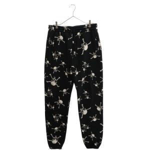 SAINT MICHAEL セントマイケル 23AW SA SWEAT PANTS SKULL BLACK SM-A23-0000-C12 スカル総柄スウェットパンツ ブラック｜shopbring