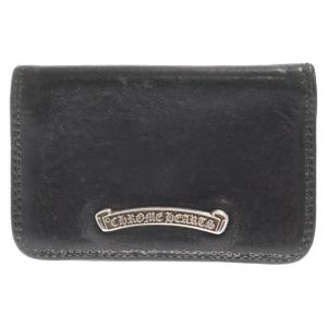 CHROME HEARTS クロムハーツ CARD CASE 2ポケット レザーカードケース 財布 ブラック｜shopbring