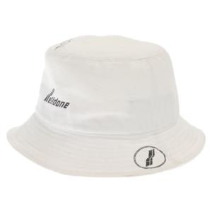 we11done ウェルダン STUMP BUCKET HAT WD-AH6-20-079-U-WH スタンプロゴデザイン バケットハット ホワイト｜shopbring