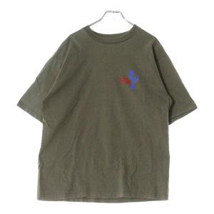 STUSSY ステューシー 90s オールドステューシー シャドーマン ジャズマン 半袖Tシャツ カットソー カーキ