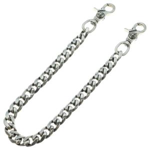 CHROME HEARTS クロムハーツ CLASSIC LONG-T/2クリップロングクラシック ウォレットチェーン シルバー BCA066