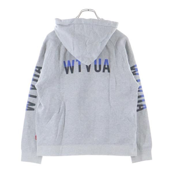 WTAPS ダブルタップス WTVUA HOODY フロントプリント スウェット ジップアップパーカ...