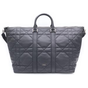 DIOR ディオール WEEKENDER 40 ウィークエンダー マキシカナージュ ボストンバッグ ブラック 1ESDU134MNE00NU