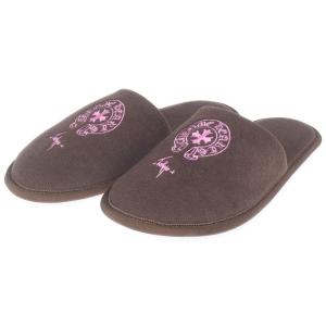 CHROME HEARTS クロムハーツ HOTEL SLIPPER TOKYO LIMITED 東京限定 ホースシュー ホテルスリッパ サンダル ブラウン